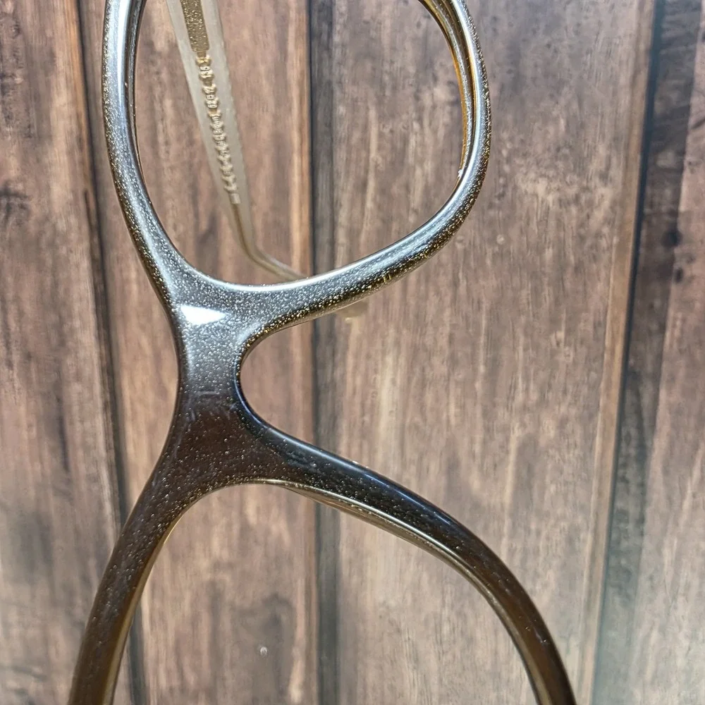 Coach HC6072 Eyeglass Frames Womens 52mm Brown Crystal Glitter 5328 Glasses Styl